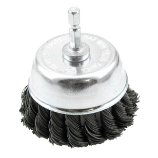 ROK 45154 END CUP BRUSH KNOT 3INCH