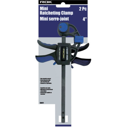 ROK 50471 RATCHETING CLAMP 4IN MINI 2PC