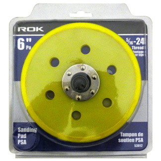 ROK 53012 BACKING PAD 6IN PSA 6H 5/16-24