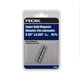 ROK 70239 SUPER HOLD MAGNETS BARREL 10PC