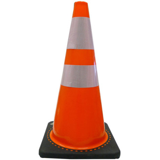 ROK 71014 TRAFFIC CONE 28IN REFLECTIVE