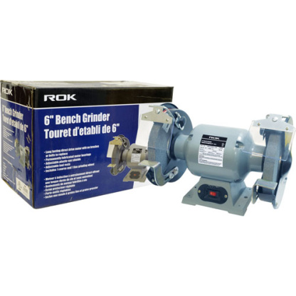 ROK 80302 BENCH GRINDER 6 INCH