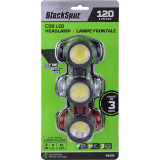 BLACKSPUR 89205 HEADLAMP, 3PK