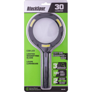 BLACKSPUR 89420 MAGNIFYING GLASS W LED COB LIGHT