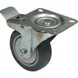 SHOPRO C001425 Caster TPR 4" With Brake