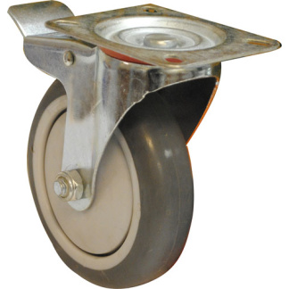 SHOPRO C001430 Caster TPR 5" With Brake SWVL