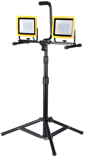 SHOPRO L002825 Dual LED Work Lights with 4' Tripod Stand 9000 Lumens