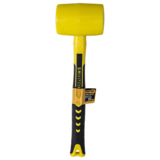 SHOPRO M000755 Mallet 32oz Rubbr 2-Tone FBG H