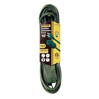 SHOPRO P010800DSP 10' 16/2 3-OUTLET EXTENSION CORD