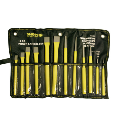 SHOPRO P013550 Punch & Chisel Set 12 Pc. C