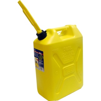 Scepter 03711 SC-D520 Self Vented Yellow Diesel Can 20 L / 5.3 Gal RV / Military / Jeep