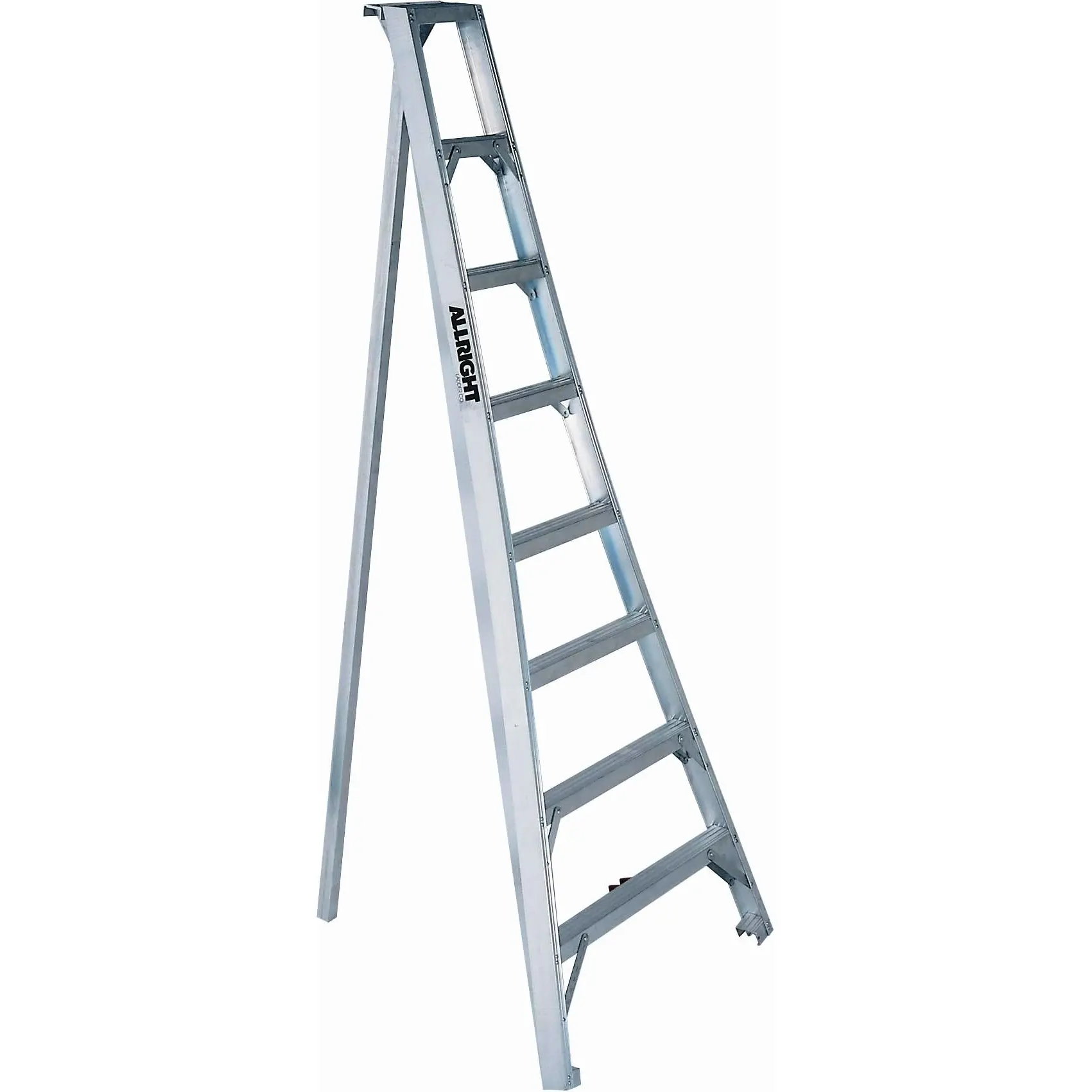 Allright 0390-08 8′ Aluminum Landscaping Ladder 250Lbs (Orchard