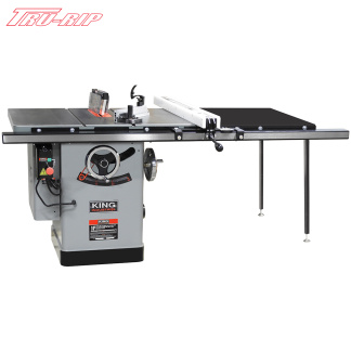 King Canada KC-26FXT/I50/5052 3HP 10″ Extreme Cabinet Table Saw with 50" Rip Fence & Melamine Table