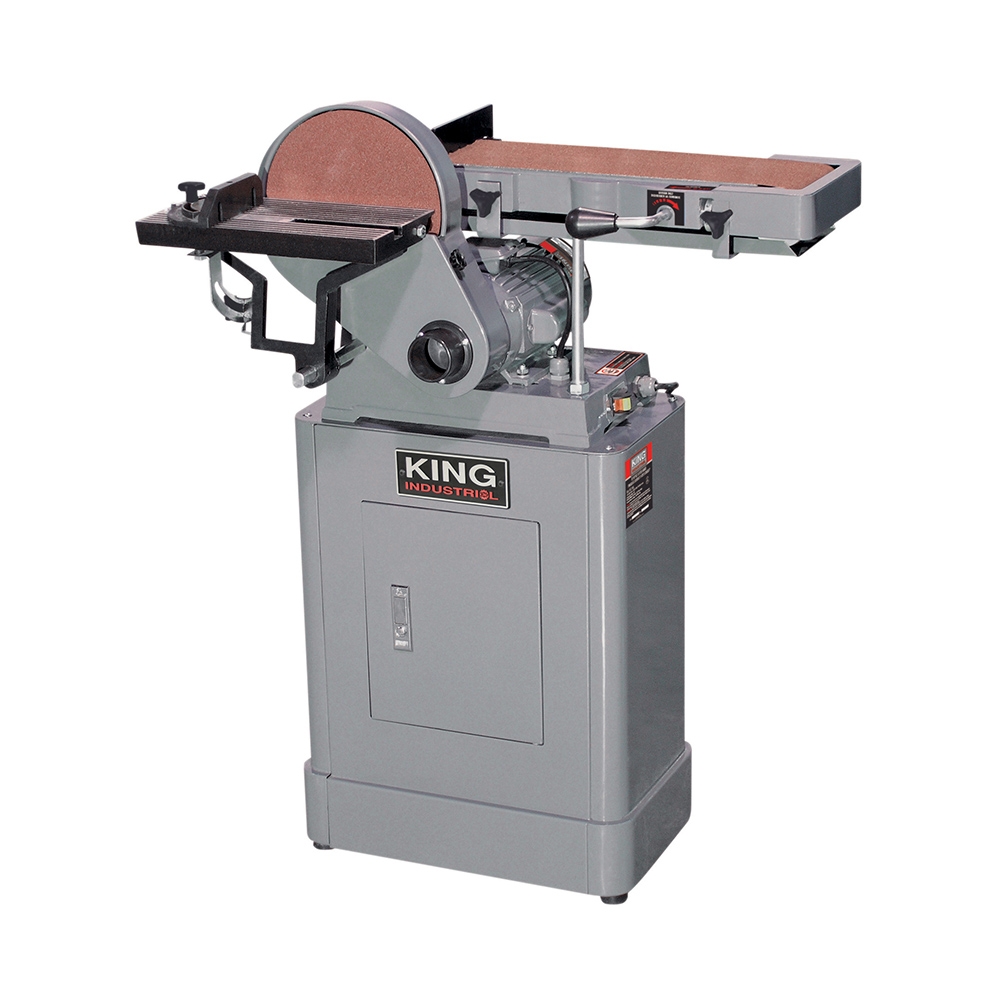 KING INDUSTRIAL KC 760L 6 x 48 Belt 9 disc sander