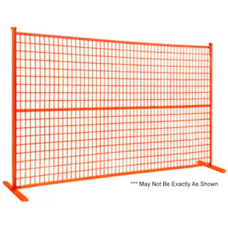 Sky-Hi Industries 6' X 9'6" Orange Temporary Construction Fencing