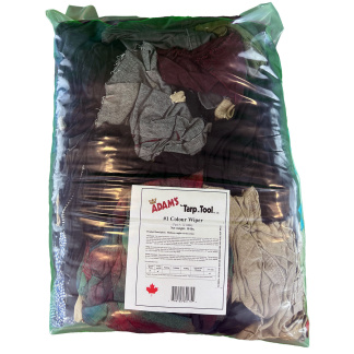 Cleancloth 1C10BG 10lb Bag Medium Weight Mixed Cotton Shop Towels