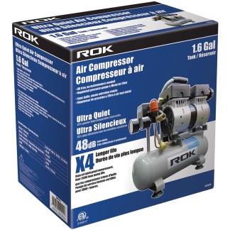ROK 10925 1.3CFM 1.6 Gallon Electric Air Compressor