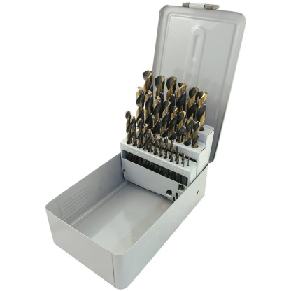 Jet 570146 | BG29 29pc 135° Split Point Premium Quality Jobber Length Drill Bit Set