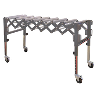 King Canada KRRS-109 Extendable and Flexible Conveyor Rolling Table