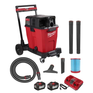 Milwaukee 0930-22HD M18 FUEL 18V Dual Battery 12 Gallon Wet/Dry Vacuum Kit