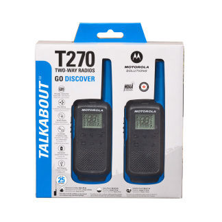 Motorola T270 T270 40KM 2-Way Radios with NOAA Alerts