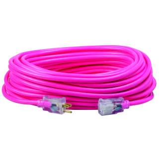 Southwire 2579SW000A 100' 12/3 Pink Outdoor Extension Cable