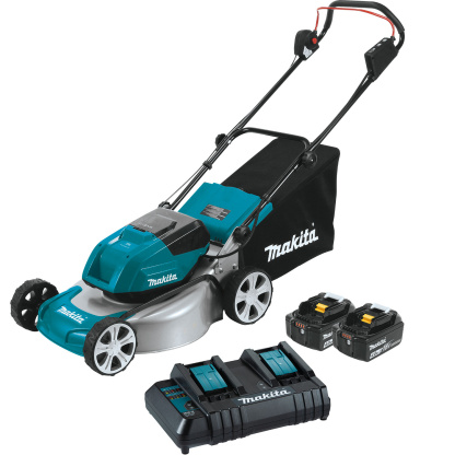 Makita DLM460CM2 18Vx2 LXT Cordless 18" Lawn Mower Kit