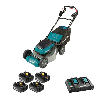 Makita DLM532PT4 18VX2 LXT Cordless 21" Steel Deck Lawn Mower Kit