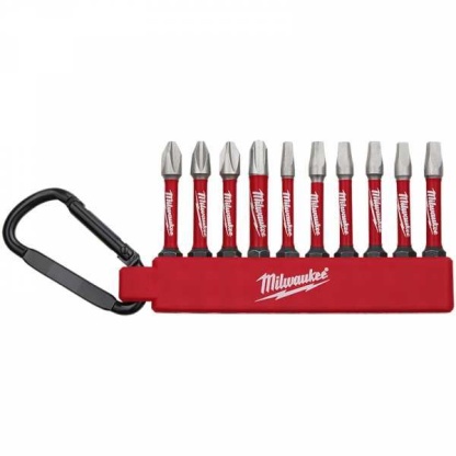 Milwaukee 48‐32‐4092 SHOCKWAVE 2" Phillips/Square Robertson Hex Driver Bit Set