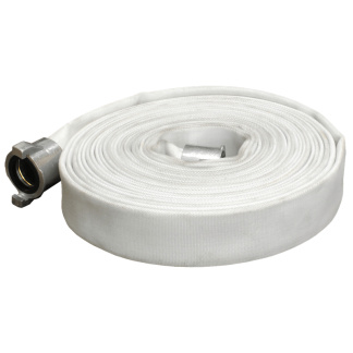 BE Power 50.015.001 1-1/2" x 50' Flat Discharge Hose for Fire Pumps