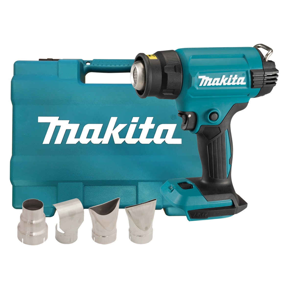 Cordless Heat Gun, Hot Air Gun Compatible for Makita 18V Volt LXT Battery,  3 Nozzle, 2-Temp Setting Max 932°F(500°C) Heat Gun for Crafts, Shrink