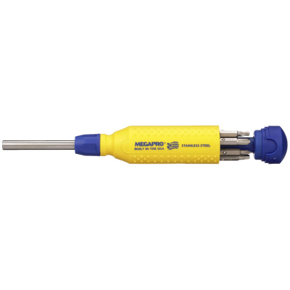 Megapro 151SS Original Stainless Steel 15-in-1 Multi-Bit Screwdriver