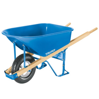 Truper 33182 | P6-F Heavy Duty Contractor Grade 6 cu ft Wheelbarrow