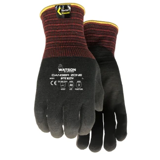 Watson 911L Stealth Danger Zone Large Nitrile Coated Gloves