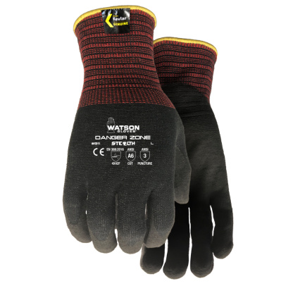 Watson 911M Stealth Danger Zone Medium Nitrile Coated Gloves