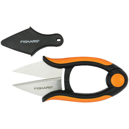 Fiskars 310020-1005 5" Stainless Steel Herb Snips for Gardening