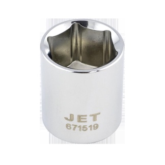Jet 671508 3/8" DR x 8mm Regular Chrome Socket 6 Point