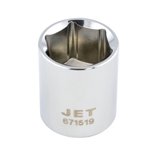 Jet 671513 3/8" DR x 13mm Regular Chrome Socket 6 Point