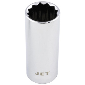 Jet 671808 3/8" DR x 8mm Deep Chrome Socket 12 Point