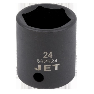 Jet 682524 1/2" DR x 24mm Regular Impact Socket 6 Point