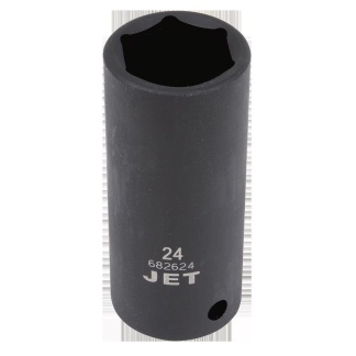 Jet 682624 1/2" DR x 24mm Deep Impact Socket 6 Point