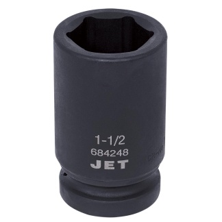 Jet 684250 1" DR x 1 9/16" Deep Impact Socket 6 Point