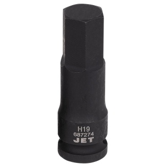 Jet 687274 1/2" DR x 19MM Hex Impact Bit Socket