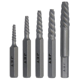 Jet 720751 NDSE 5S 5 PC NO DRILL SCREW KIT EXTRACTOR