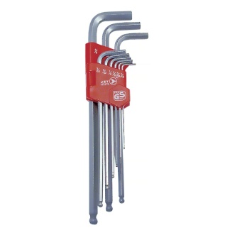 Jet 775175 9 PC SAE Extra Long Ball Nose Hex Key Set