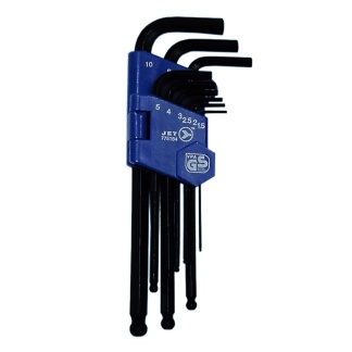 Jet 775184 9 PC Metric Ball Nose Hex Key Set