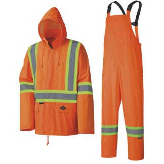 Pioneer V1080150M Lightweight Waterproof Suit. Orange.  Size Medium