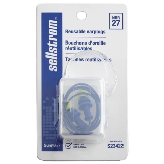 Sellstrom S23422 Reusable Ear Plugs Tapered
