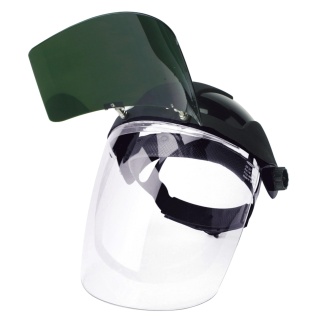 Sellstrom S32151 Multi Purpose Face Shield with Flip Up IR Visor and Ratcheting Headgear