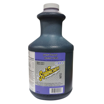 Sqwincher SAF862 Grape Flavored Rehydration Drink, Liquid Concentrate 2L